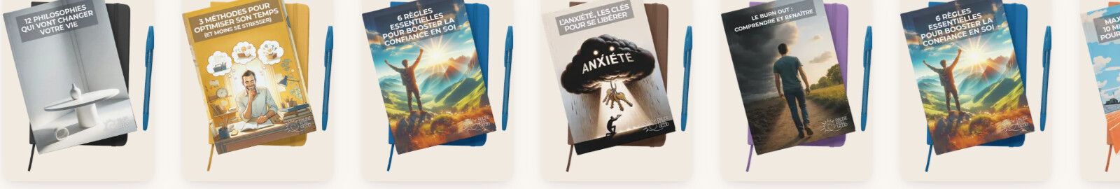 La collection d'ebooks Pause Feel Good